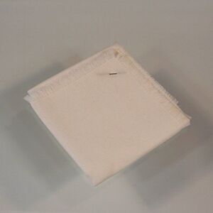 Crafters Pride Sal-Em Cloth White Breadcover 14 Count Fringed 18" x 18"